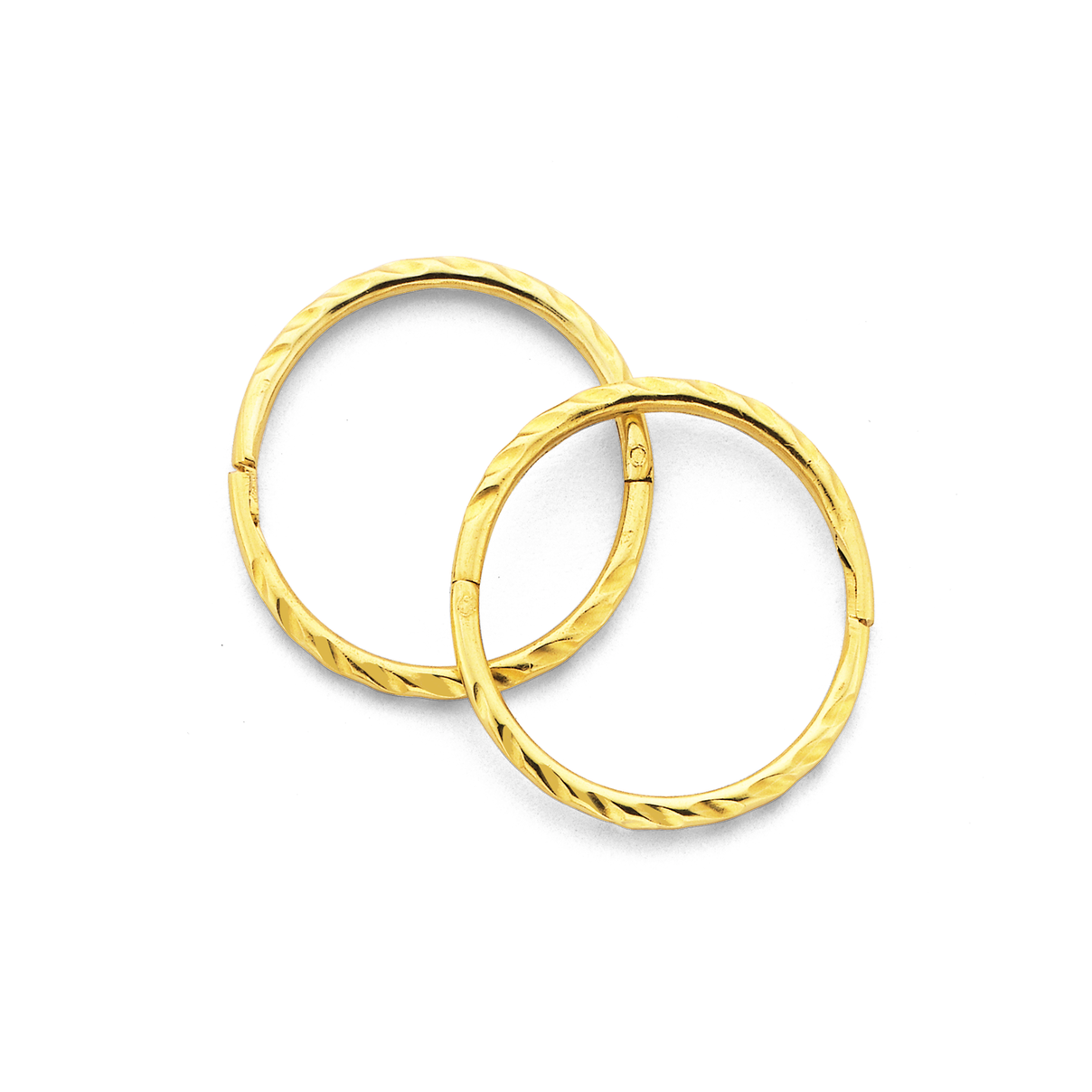 Thick gold sleeper earrings Clearance