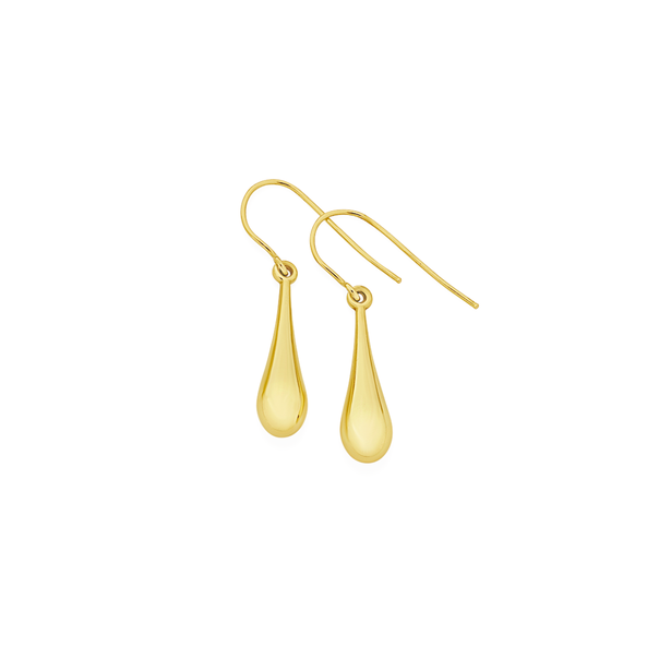 9ct Gold Mini Tear Drop Earrings
