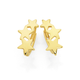 9ct Gold Multi Stars Huggie Earrings