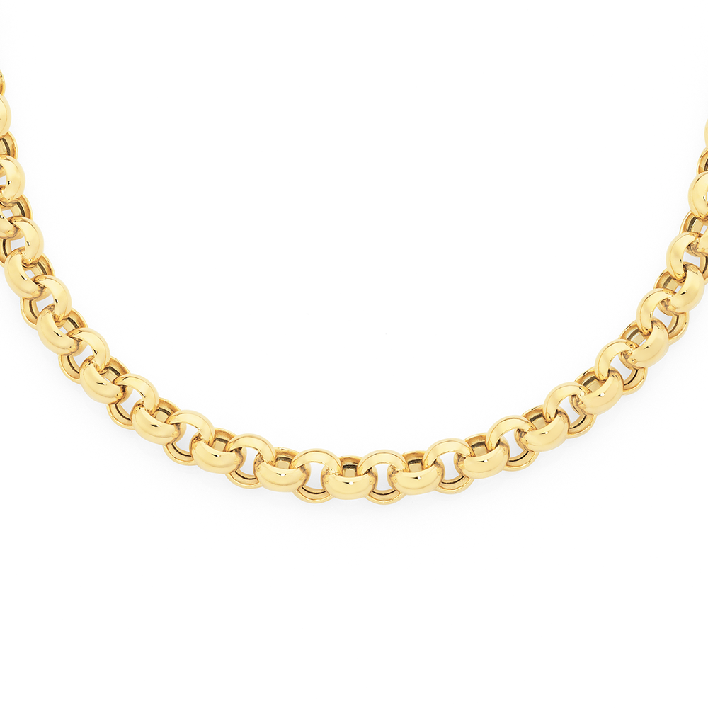 Antique 9ct Rose Gold Belcher Chain Necklace | RH Jewellers