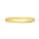 9ct Gold on Silver Solid 6x65mm Hammered Bangle