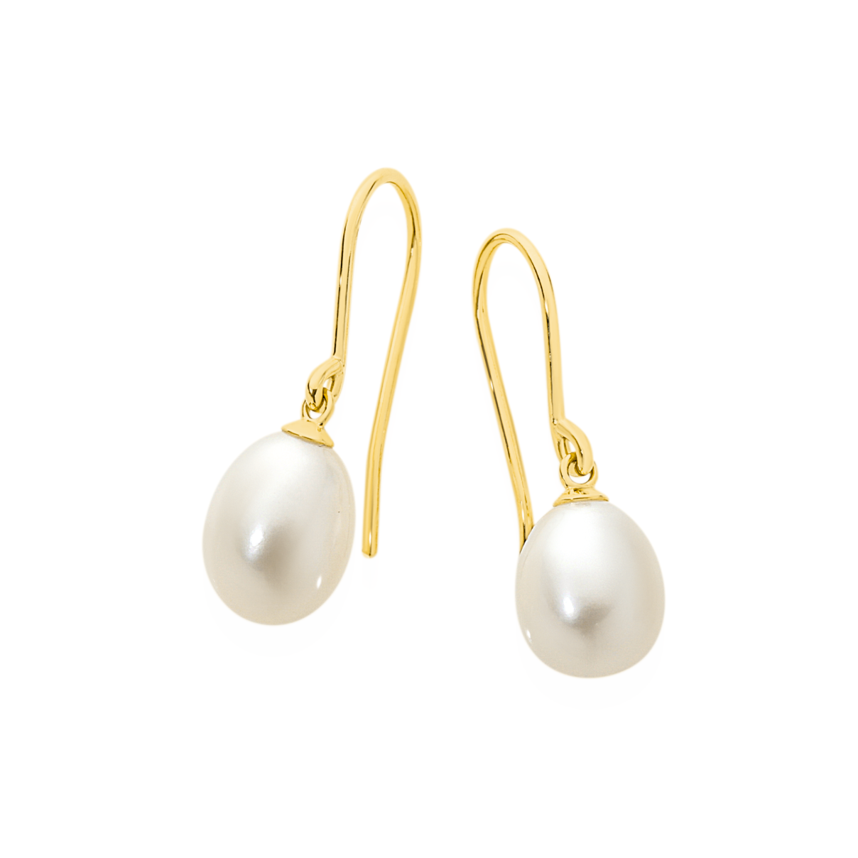 9ct Gold Pearl Drop Earrings | Earrings | Goldmark AU
