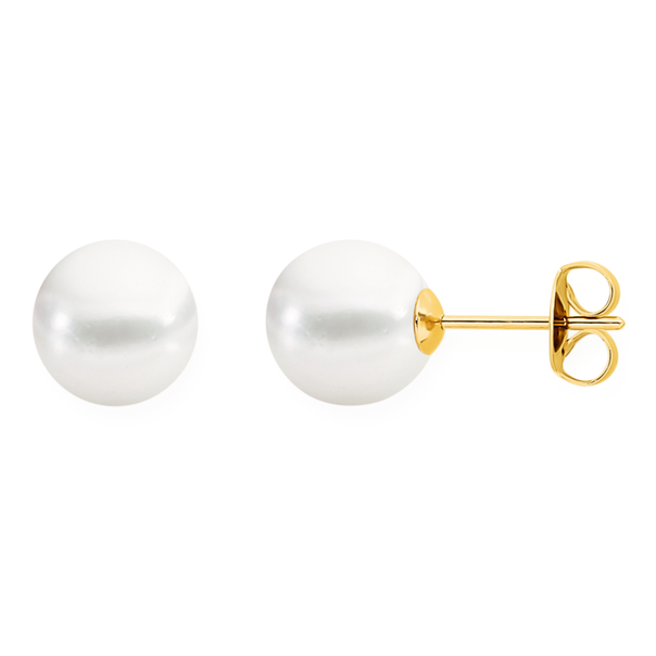 9ct Gold Pearl Studs