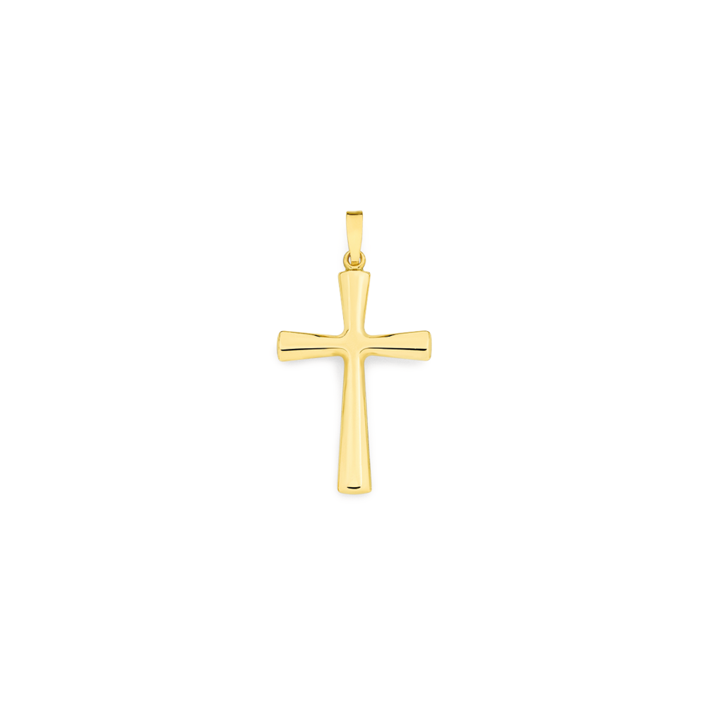9ct Gold Plain Cross Pendant Goldmark (AU)