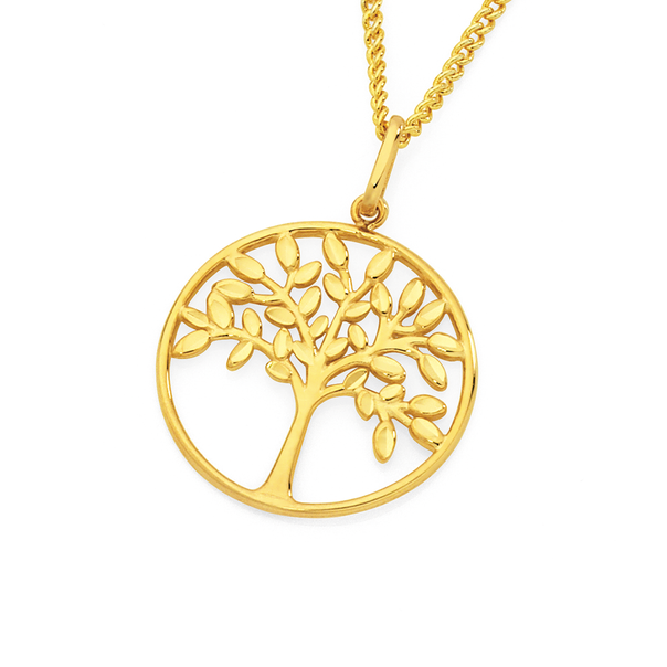 9ct Gold Tree Of Life Pendant