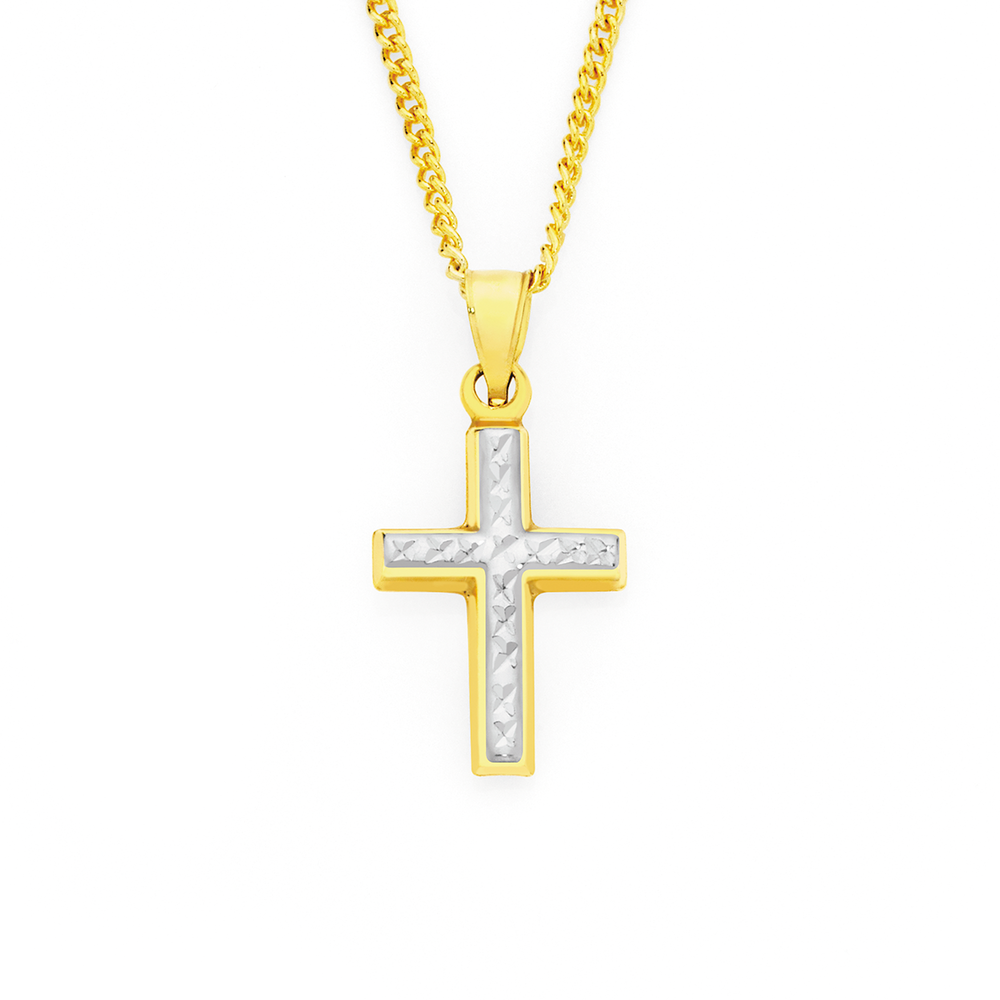 Zillaly Men's Stainless Steel Cross Necklace, Black and Blue Two-tone  Diamond-With Gift Box (Black and Blue XL0004) | Amazon.com