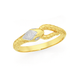 9ct Gold Two Tone Snake Dress Ring