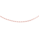9ct Rose Gold 45cm Hollow Oval Belcher Chain