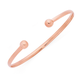 9ct Rose Gold 60mm Hollow Oval Cuff Bangle