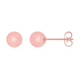 9ct Rose Gold 6mm Polished Ball Stud Earrings