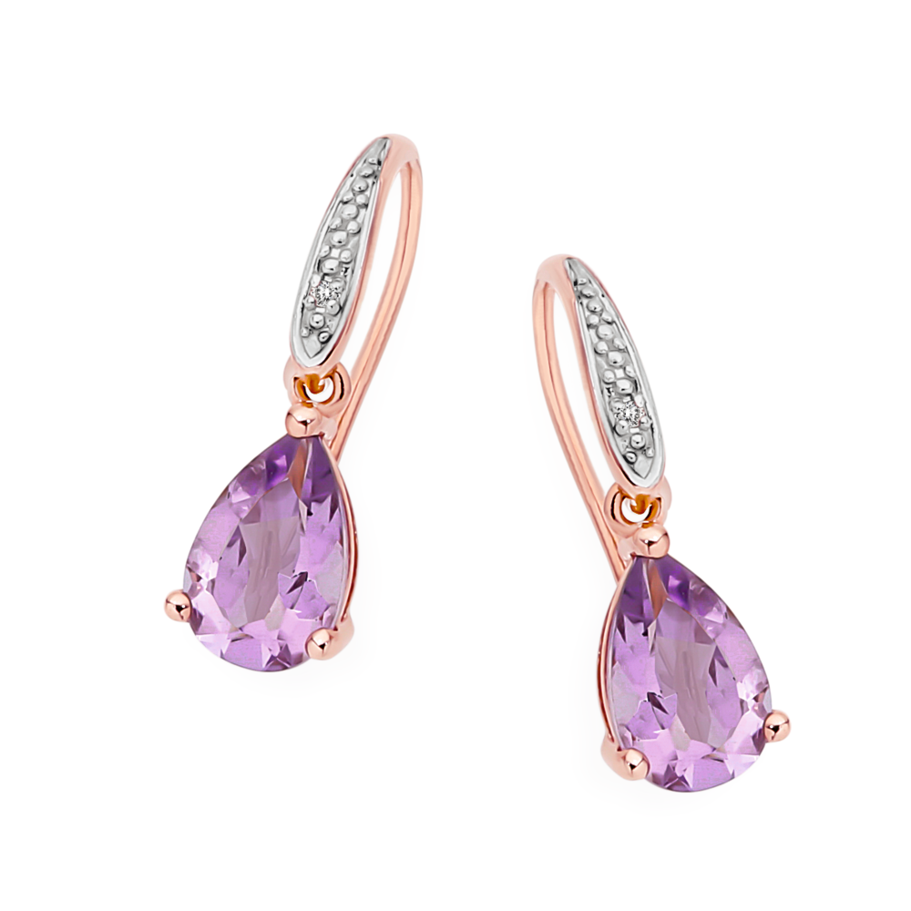 Discover more than 79 pink amethyst earrings best - esthdonghoadian