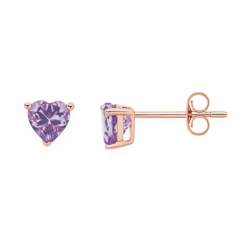 Purple diamond earrings deals