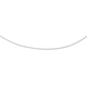 9ct White Gold 45cm Solid Curb Chain
