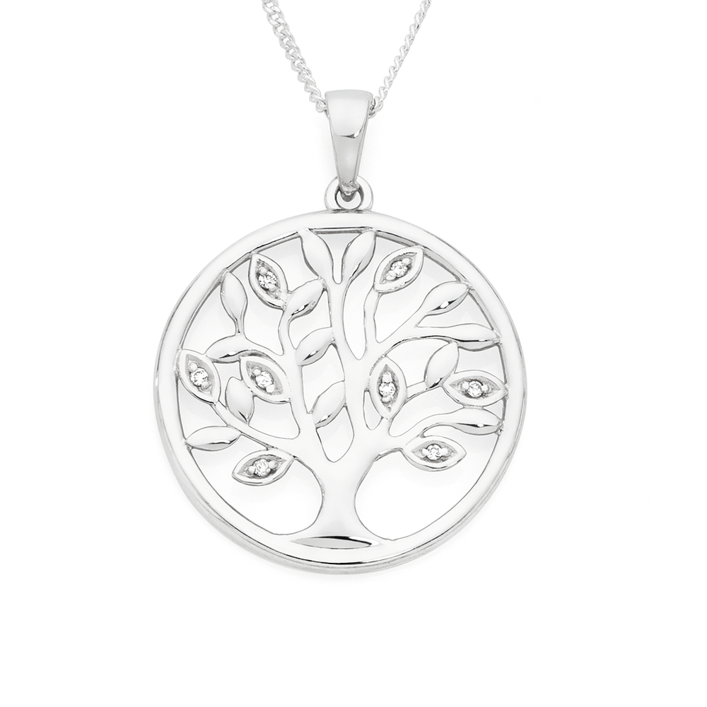 White gold tree of life necklace deals