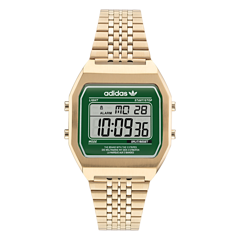 Adidas Digital Two Unisex Watch in Gold Goldmark AU