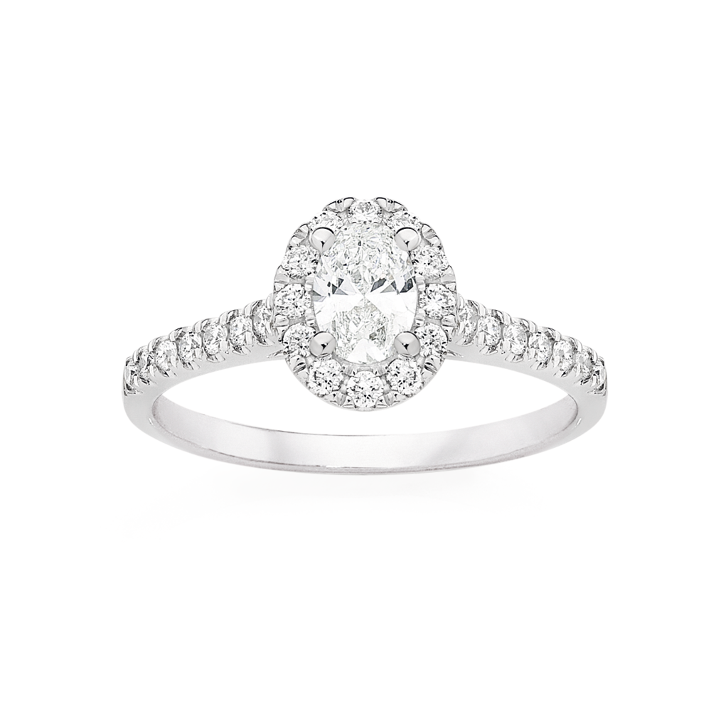 14ct white on sale gold ring