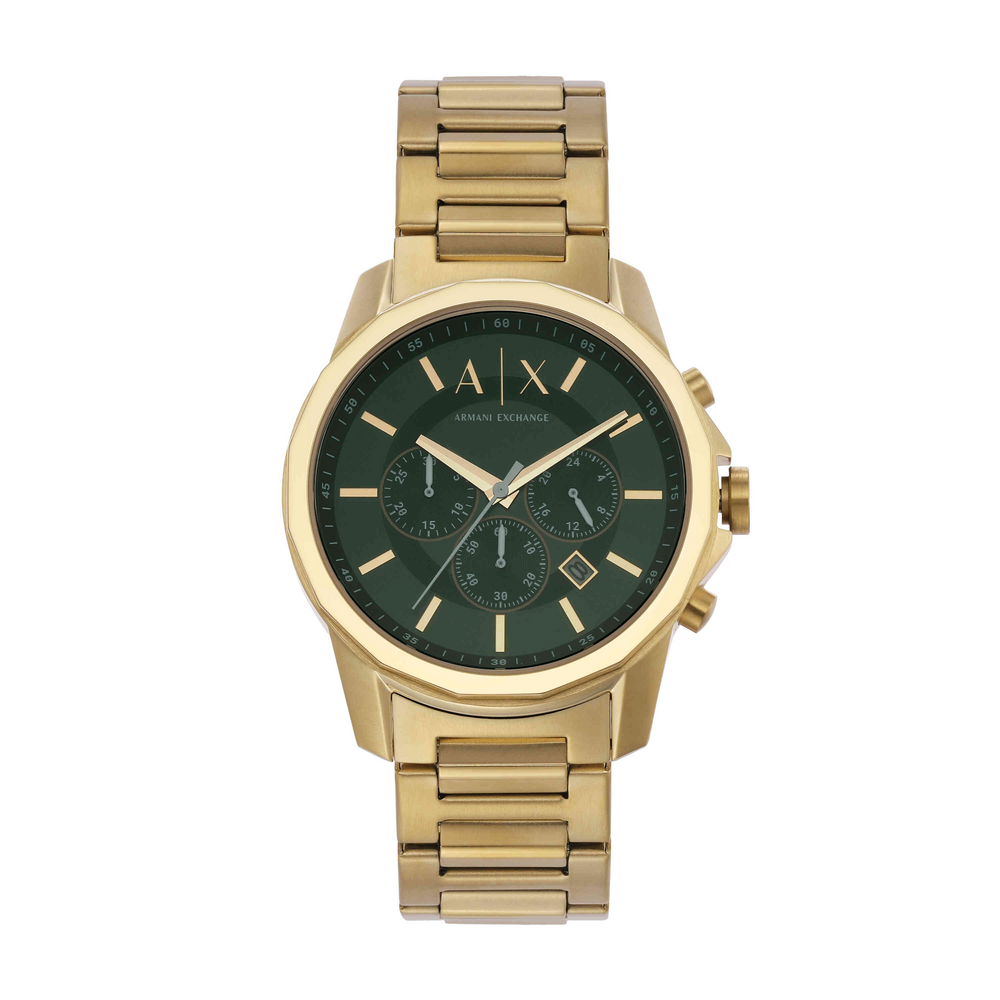 Armani Exchange Banks Men's Watch in Gold | Goldmark (AU)