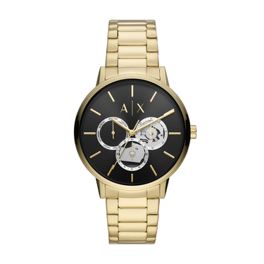 Armani Exchange Dante Men's Watch in Gold | Goldmark (AU)