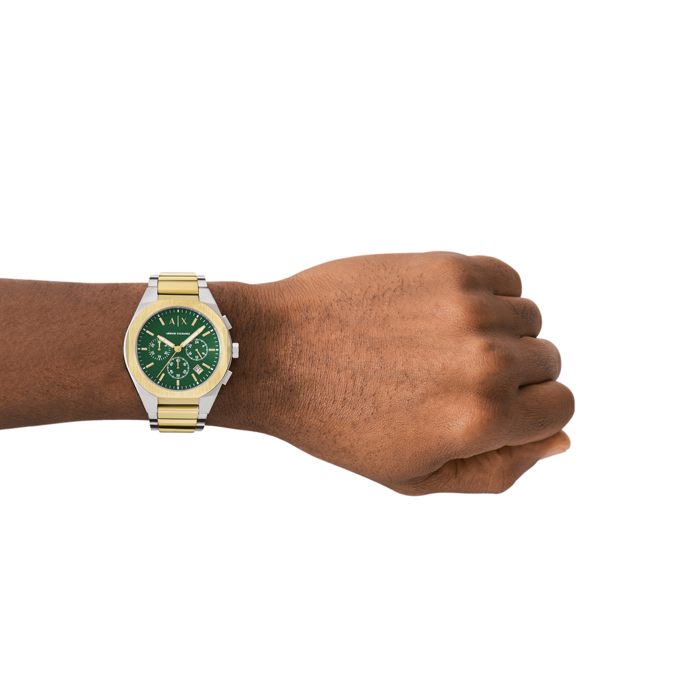 Armani Exchange Rafael Men's Watch in Gold | Goldmark (AU)