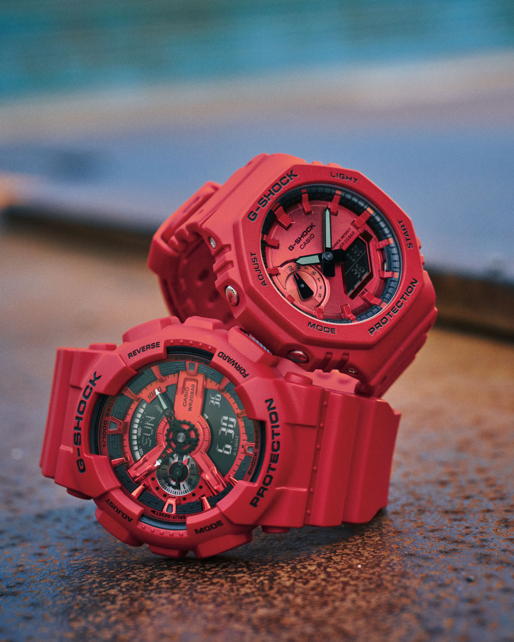 【極美品】希少カラー CASIO G-SHOCK G-8100-4 レッド Casio G-shock Ga2100rrb-4a in Red | Goldmark (AU)