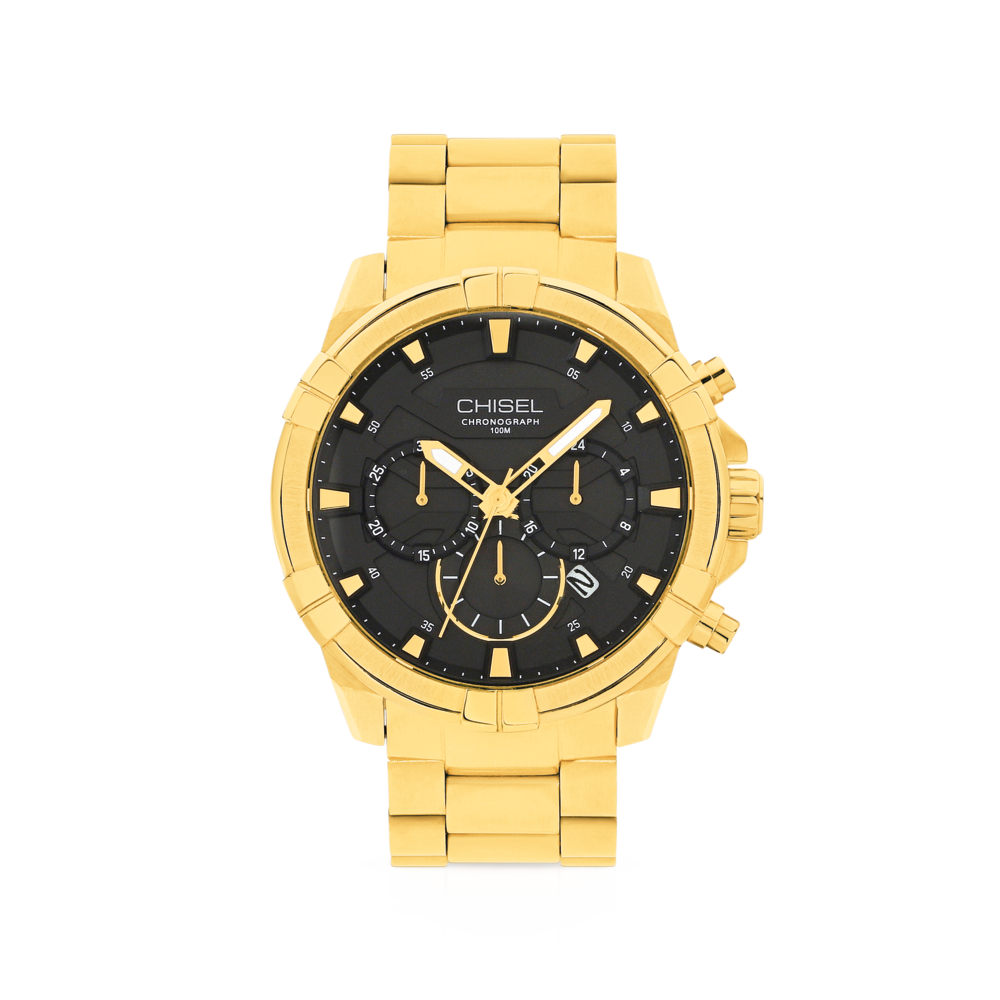 Chisel Men's Alex Chronograph in Gold | Goldmark (AU) Chisel Men's Alex Chronograph in Gold | Goldmark (AU)