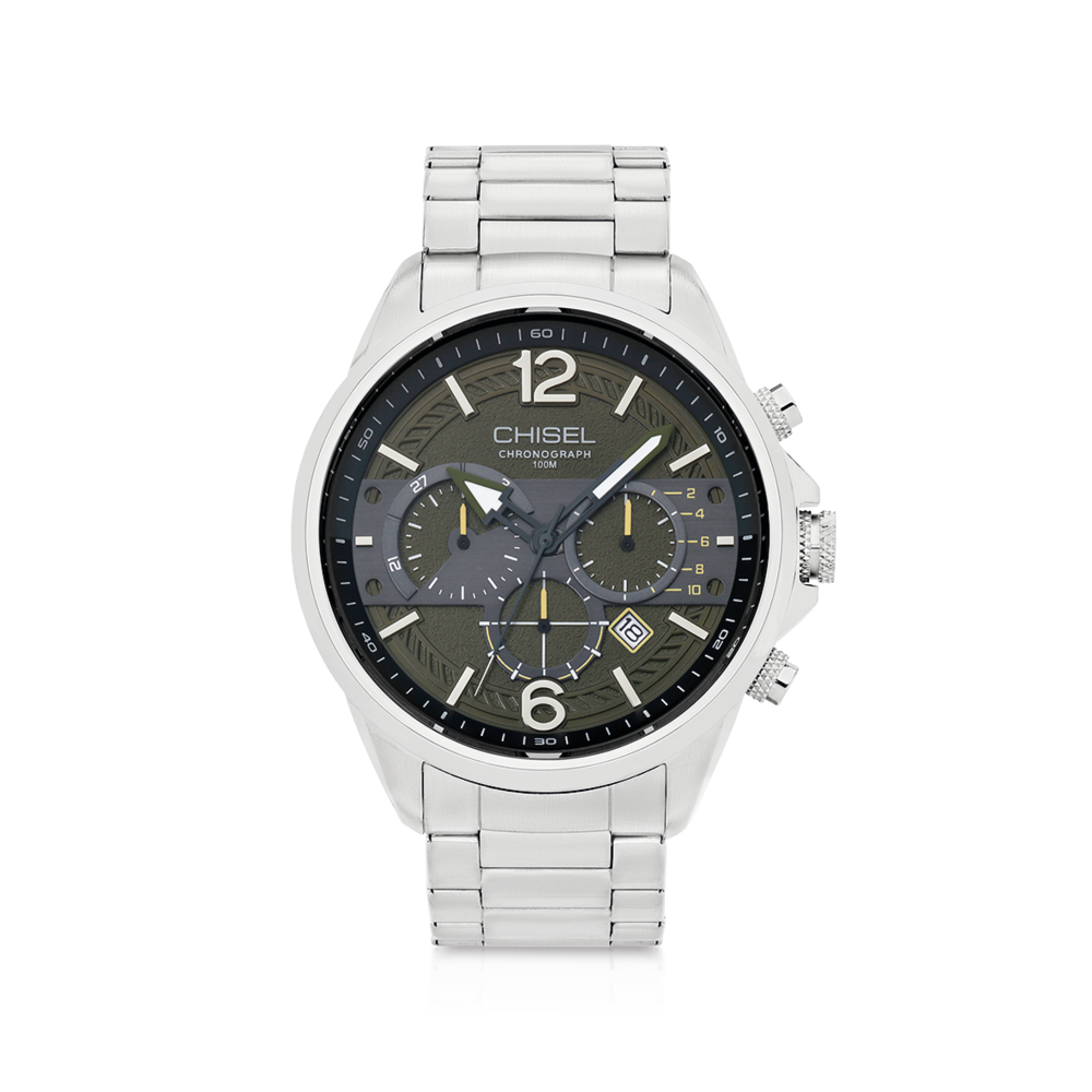 Chisel Men's Hercules Watch in Silver | Goldmark (AU)