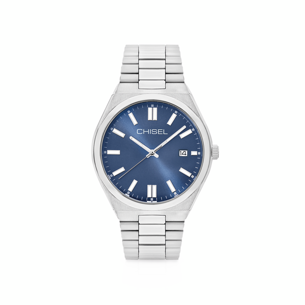 Chisel Men's Regent Watch in Silver | Goldmark (AU)