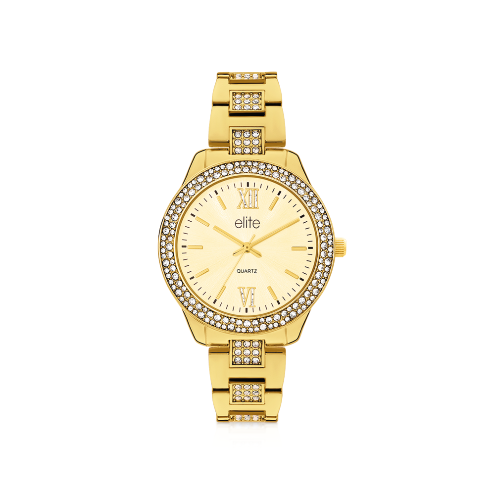 Elite rose gold watch deals