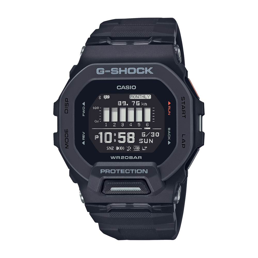 G shock shiny black hot sale