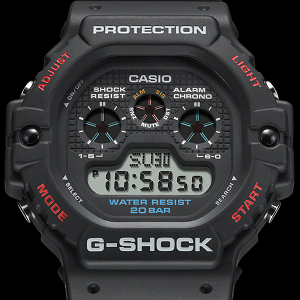 G-SHOCK DW-5950-1. K-1 効果的
