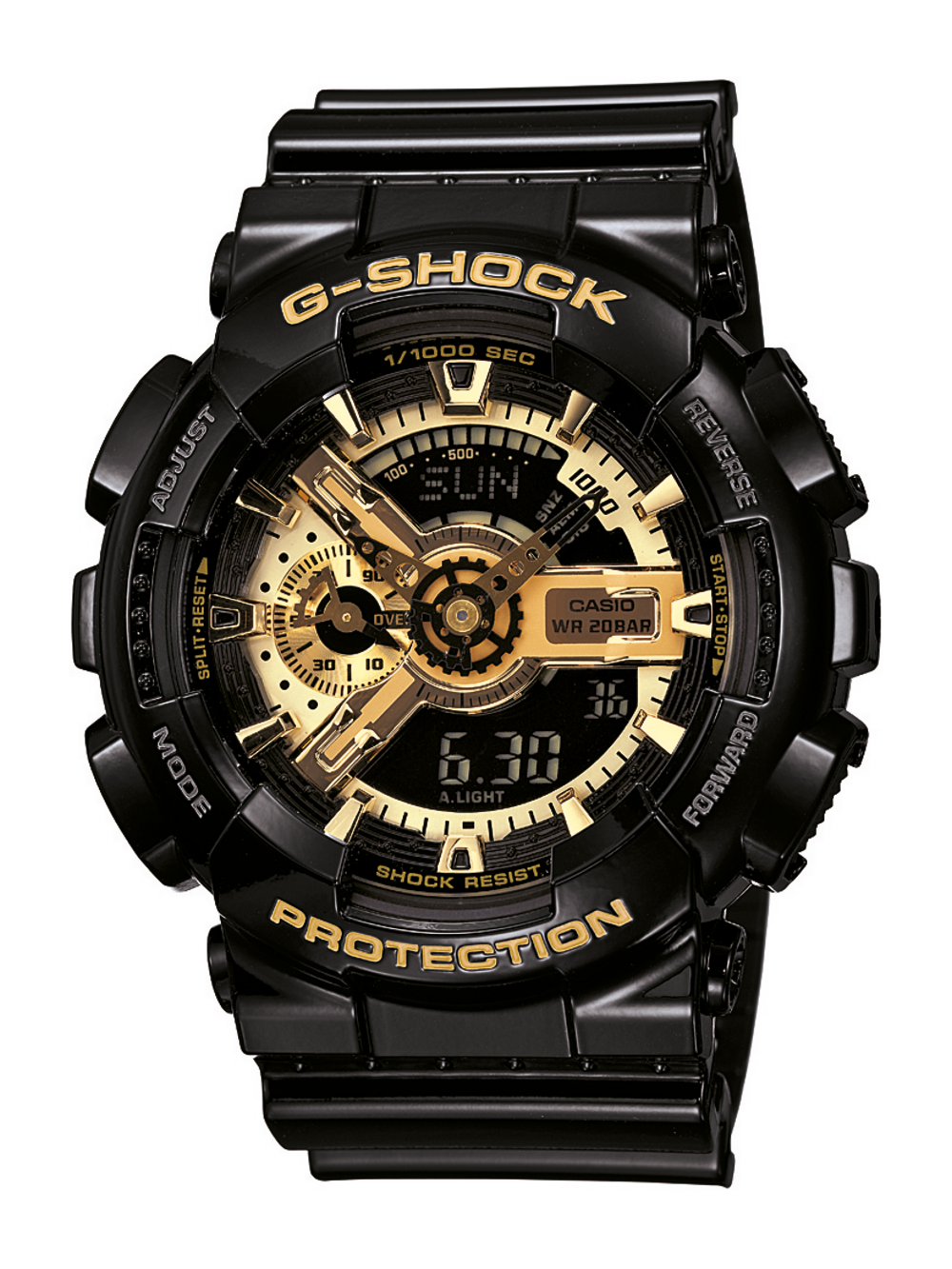 【G-SHOCK GD-100GB ゴールドブラック 大型フェイス】 G-SHOCK Gショック ジーショック Black×Gold Series ブラック ゴールド