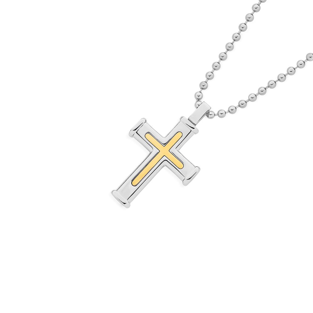 Gold Plated Steel Centre Cross | Goldmark (AU)