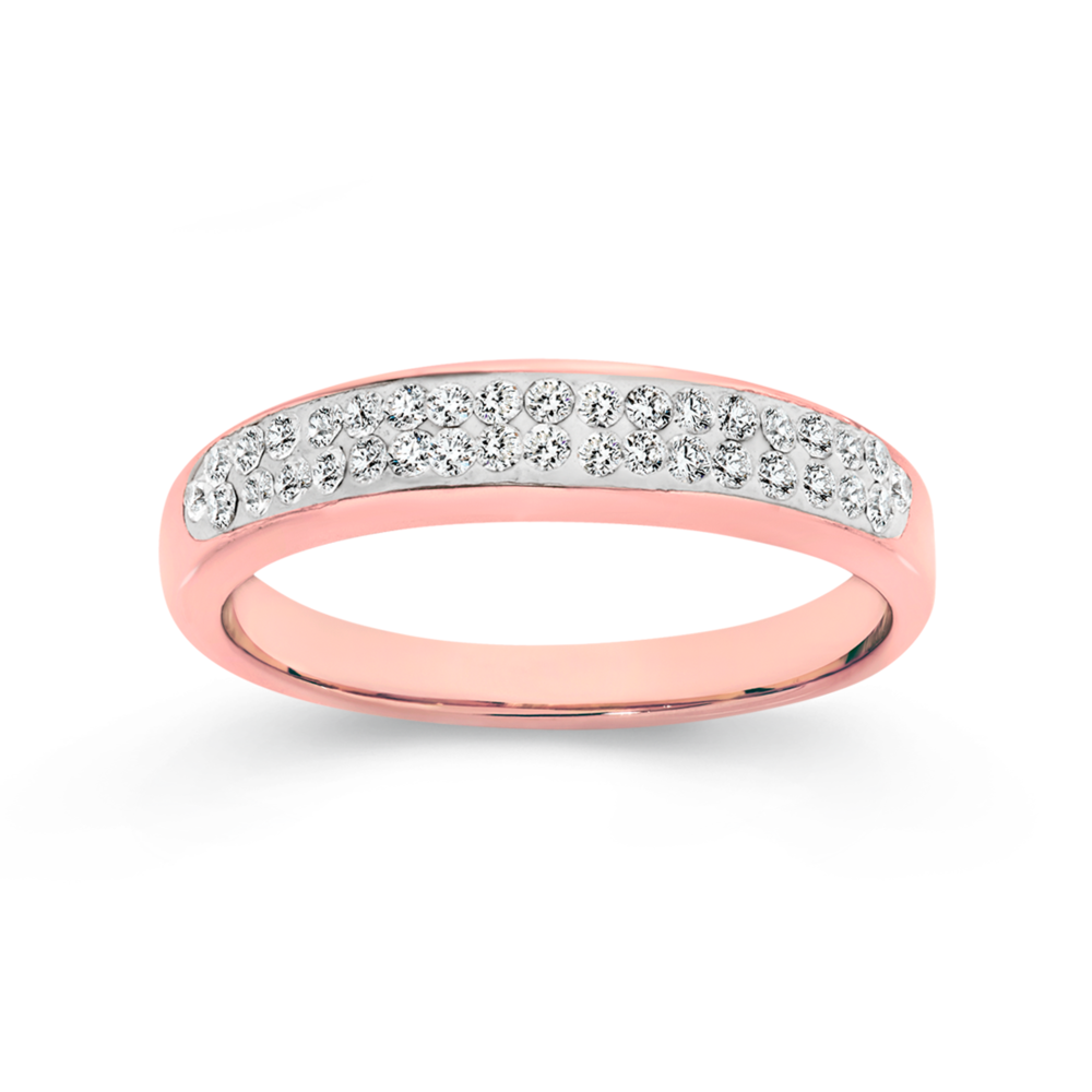 Crystal rose ring hotsell