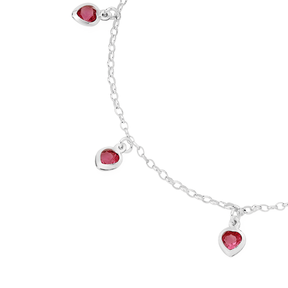 Authentic Swan Swarovski Crystal Heart Love Silver Charm Bracelet | eBay