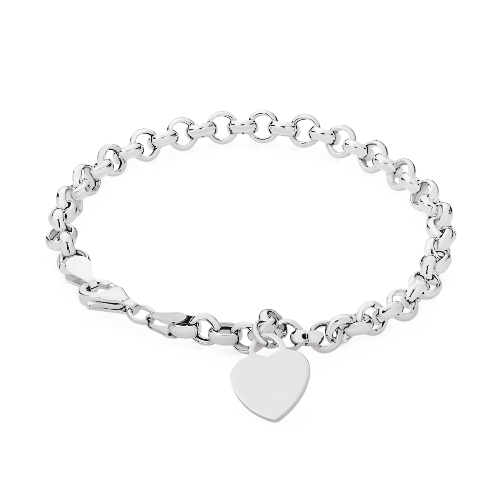 Silver 19cm Oval \u0026 Round Cable Filigree 