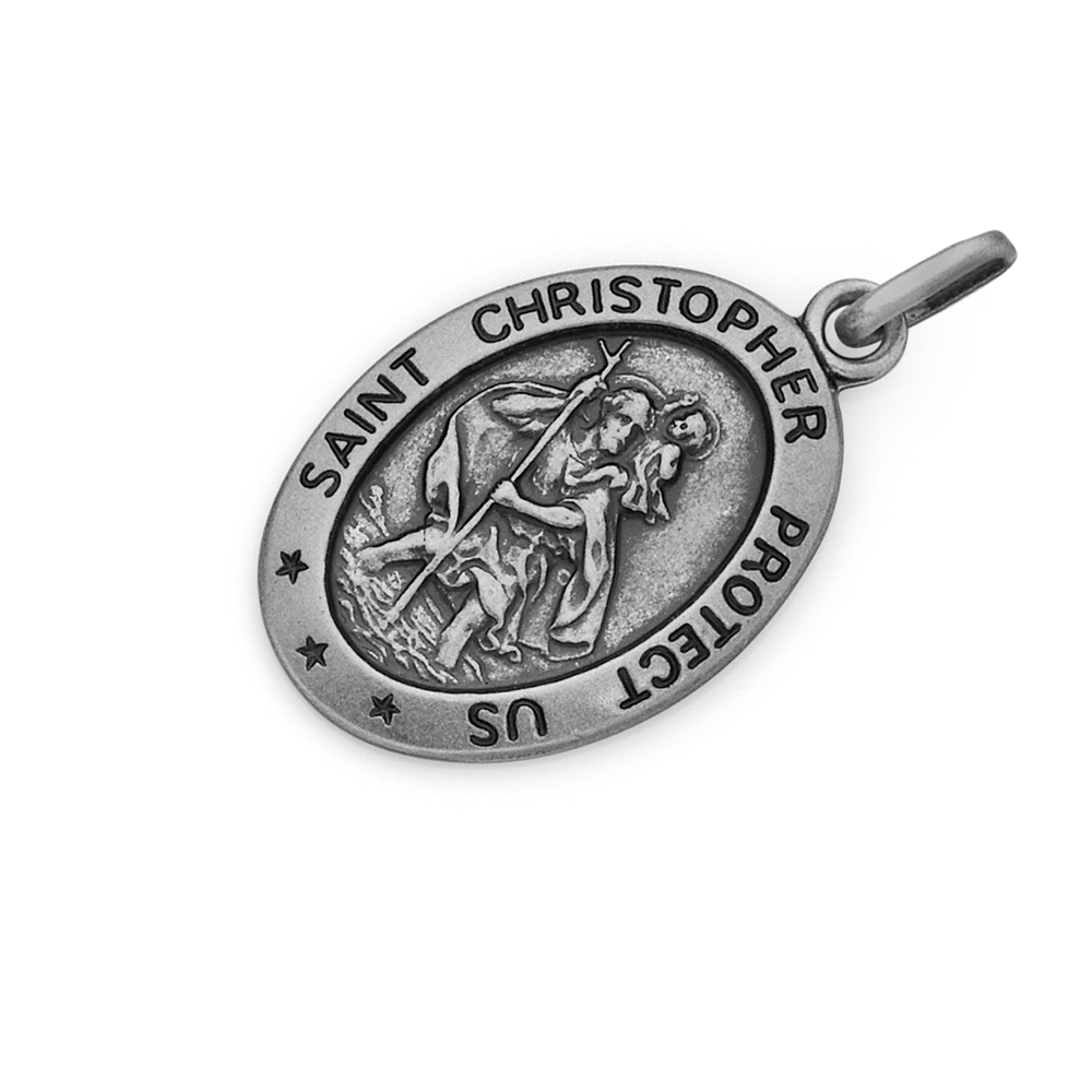 Gold st christopher pendant australia deals