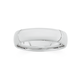 Silver 5mm Light Half Round Ladies Ring