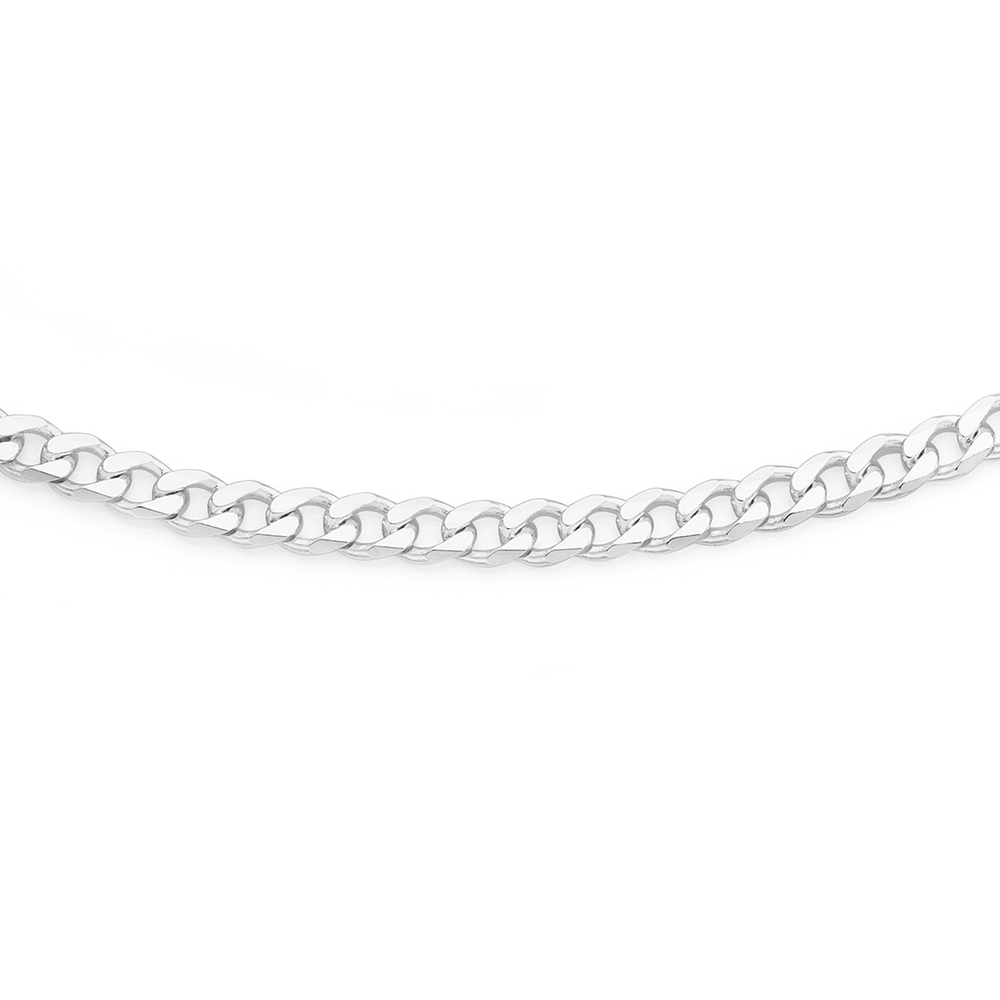 Silver 60cm Curb Chain | Necklaces 