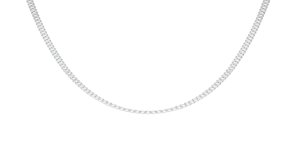 Silver 70cm Diamond Cut Curb Chain Goldmark (AU)