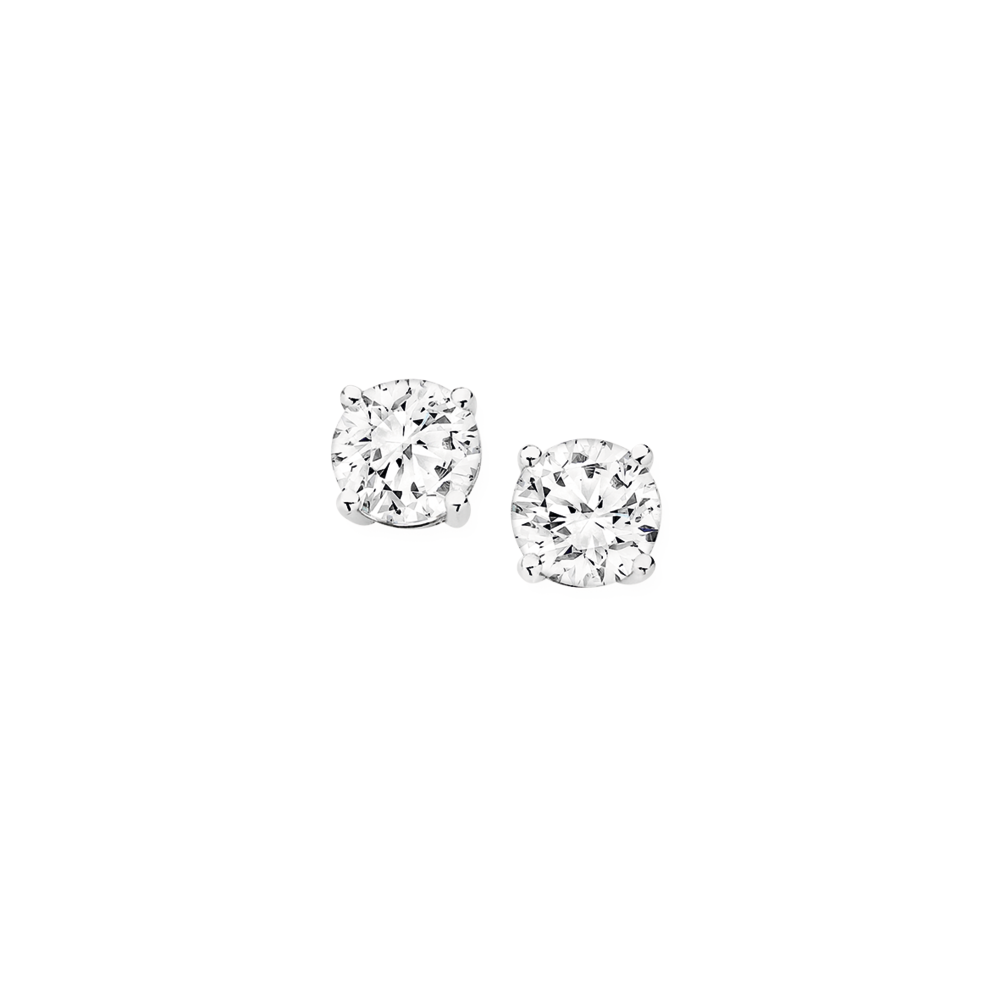 Pissara by Sukkhi Modern 925 Sterling Silver Cubic Zirconia Earrings F   Sukkhicom