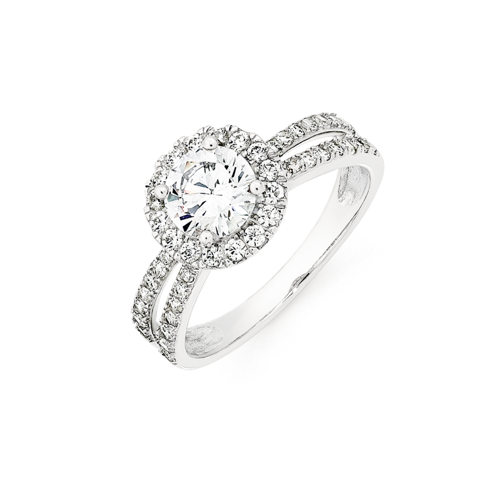 Band cubic zirconia deals