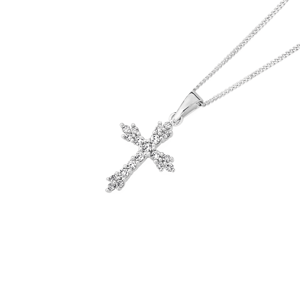 Sterling Silver Cross Necklace, Religious Jewelry Gift, Womens Christian  Faith Medium Cross Pendant, Christmas Cross Gift, FREE SHIPPING - Etsy  Norway