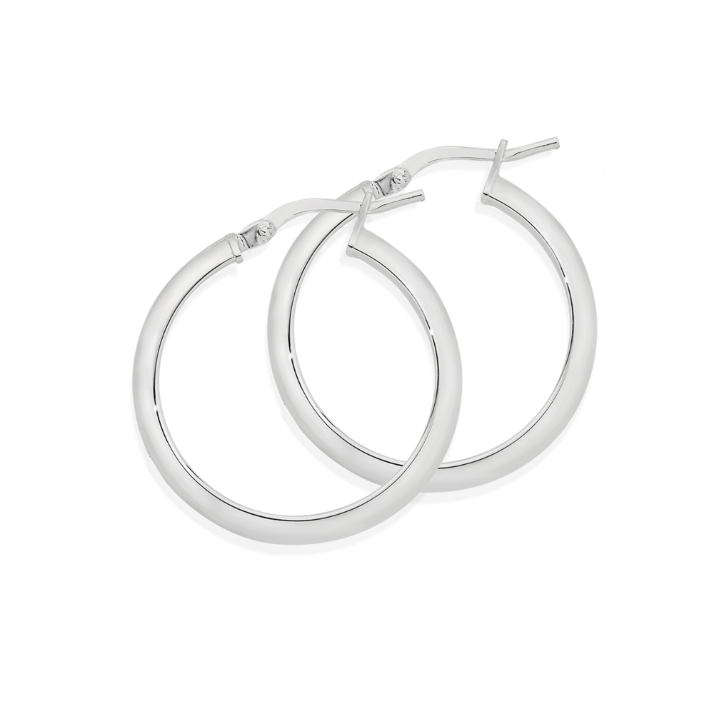 Hoop Earrings with Smoke Quartz| Dogeared