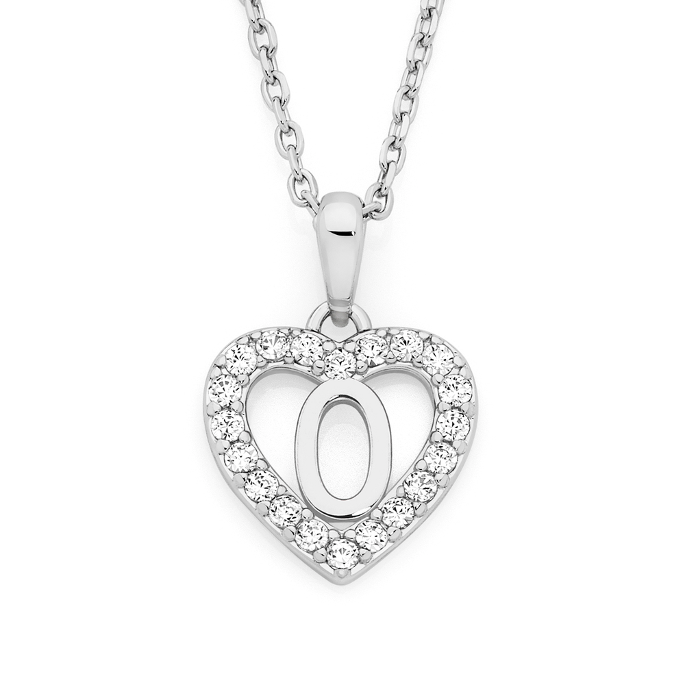G initial necklace silver on sale