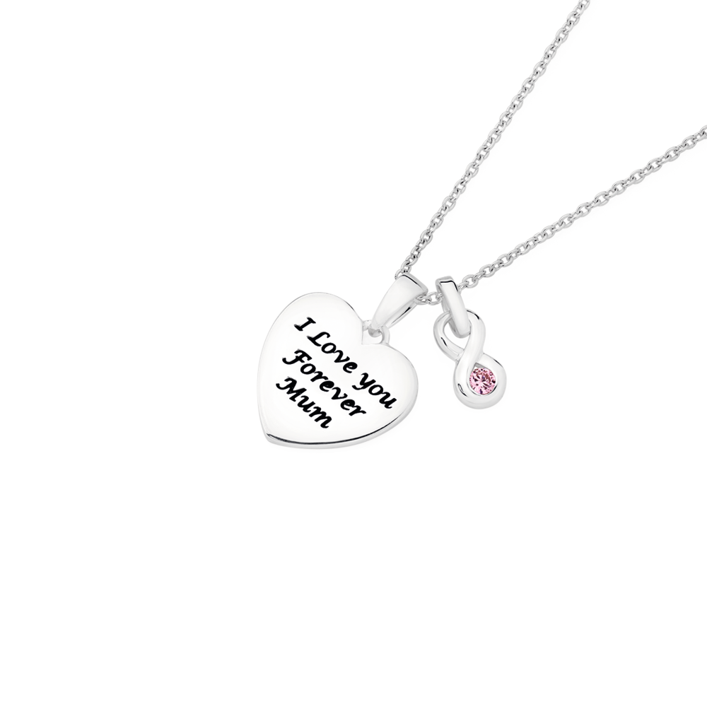 Mum is My Heart Mother Daughter Necklaces - All Birthstone™