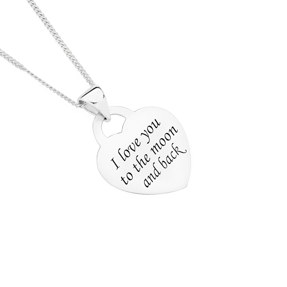 Buzy Beeds I Love You to The Moon and Back Silver Plated Pendant Necklace  for Brother 2 Piece (Silver) : Amazon.in: Fashion