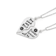 Silver You & Me Best Friends Forever Pendant