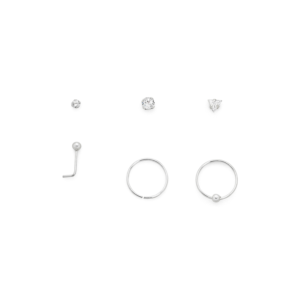 2PCS Seamless 316L Stainless Steel Nose Ring for Men Women Hoop Earrings  Septum Helix Tragus Ear Piercing Jewelry 20G 18G 16G - AliExpress