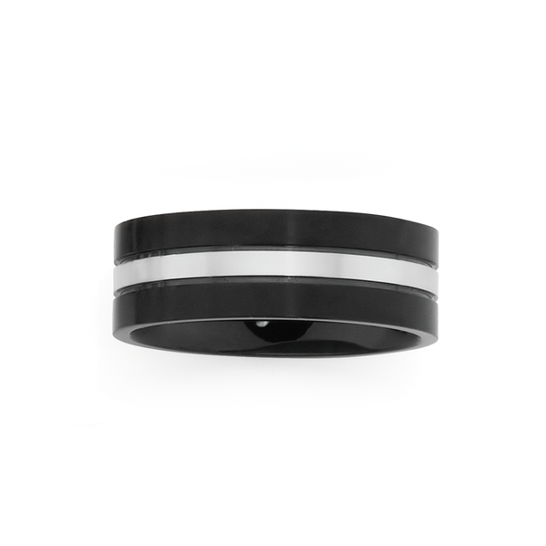 Steel Black With Steel Centre Ring