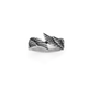 Steel Mythical Wings Wrap Ring Size W
